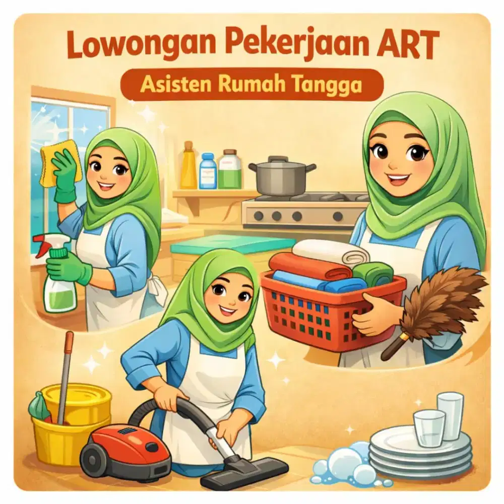 DICARI ASISTEN RUMAH TANGGA BANDUNG