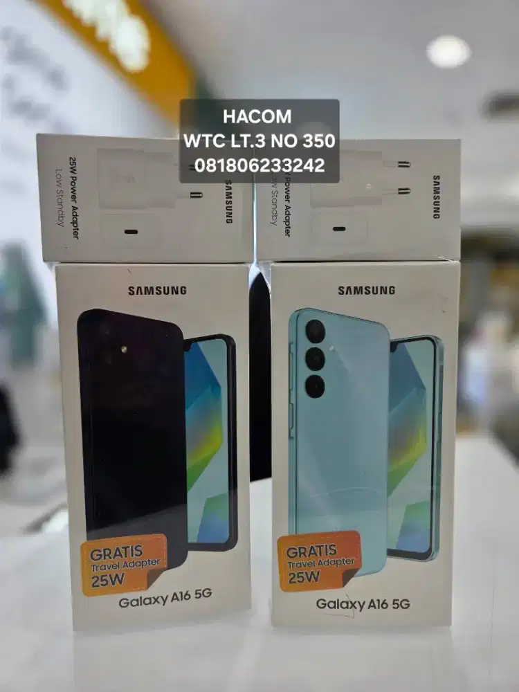 Samsung A16 5G 8+8/256 baru Bisa cicilan