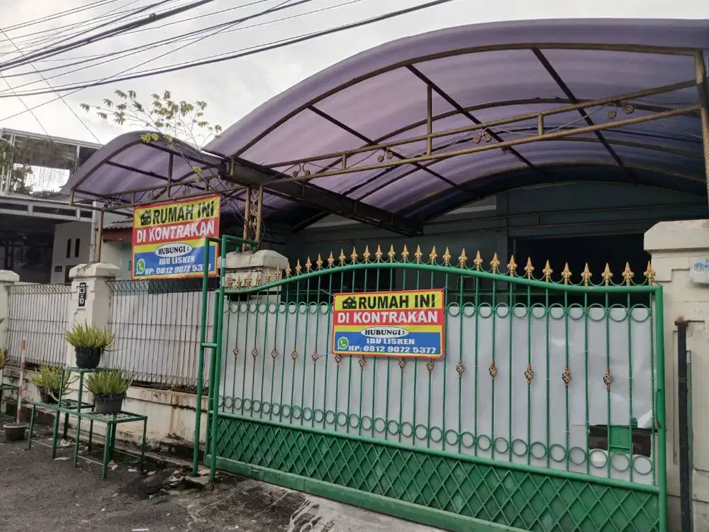 DISEWAKAN RUMAH 1 LANTAI BEBAS BANJIR JAKARTA TIMUR