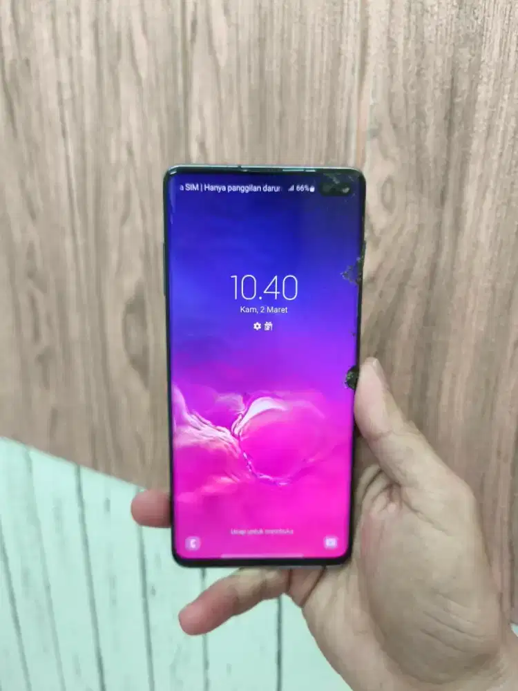 Samsung S10 Plus 8/128GB Murah Normal Fullset