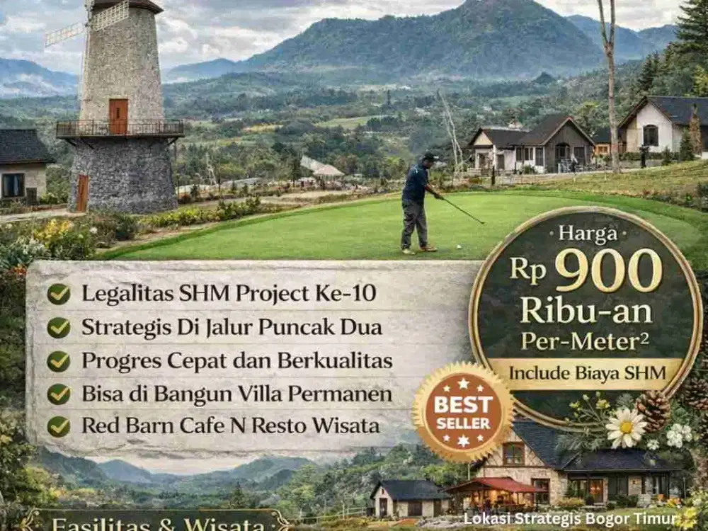 Tanah Murah di Bogor Timur Deket Pusat pemerintah