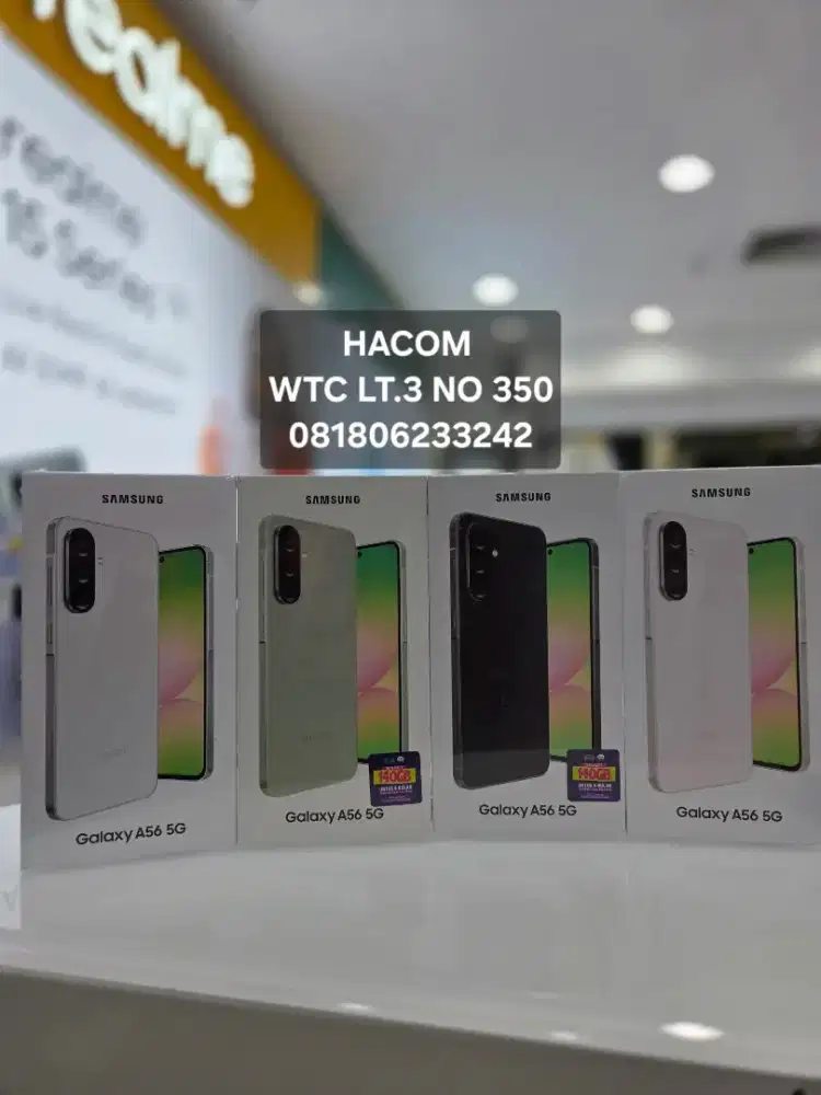 Samsung A56 5G 12/256 Baru garansi resmi