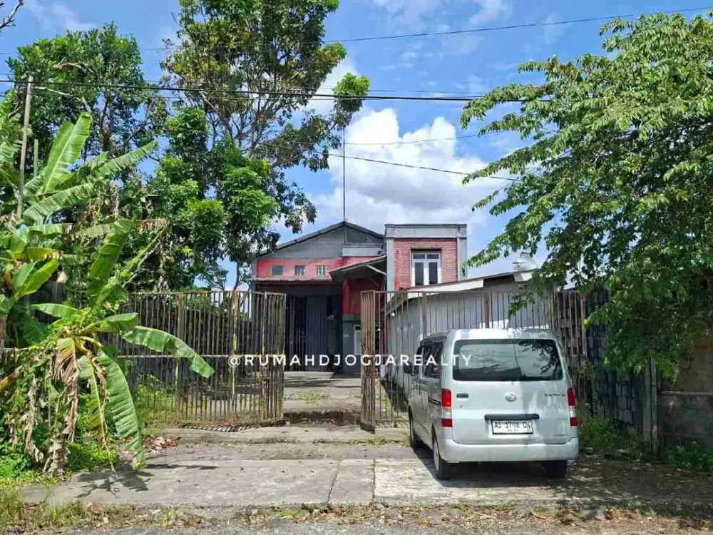 Gudang Rangka Baja Dan Kantoran Tanah Luas Strategis Di JL. Godean km 8