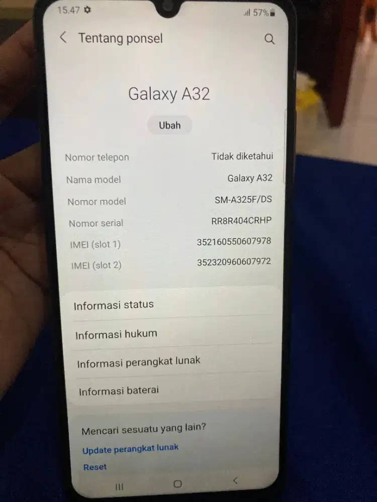 Dijual Samsung A32 hp aja