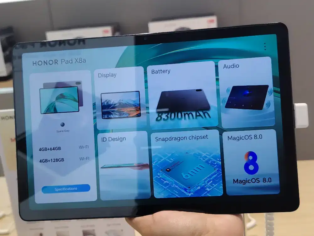 Honor pad x8a (4+4)/128GB