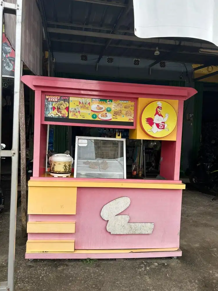 Di jual cepet gerobak bfc