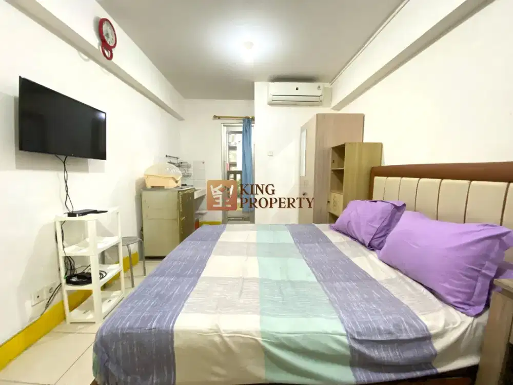 Nyaman Maksimal! Disewa Studio 21M² Furnished, View Pool Bikin Betah, Green Bay Pluit Greenbay