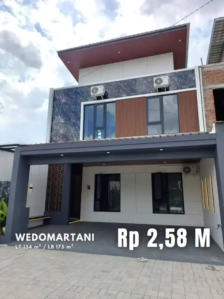 Dijual Rumah Baru Bonus Furniture di Wedomartani