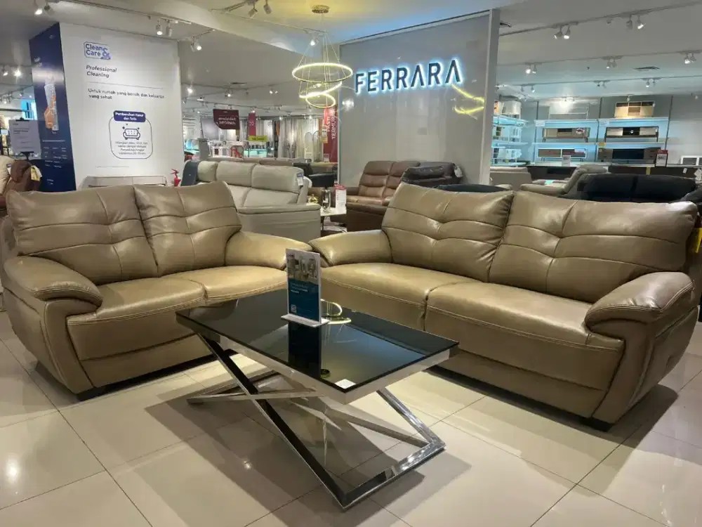 Sofa kulit set murah