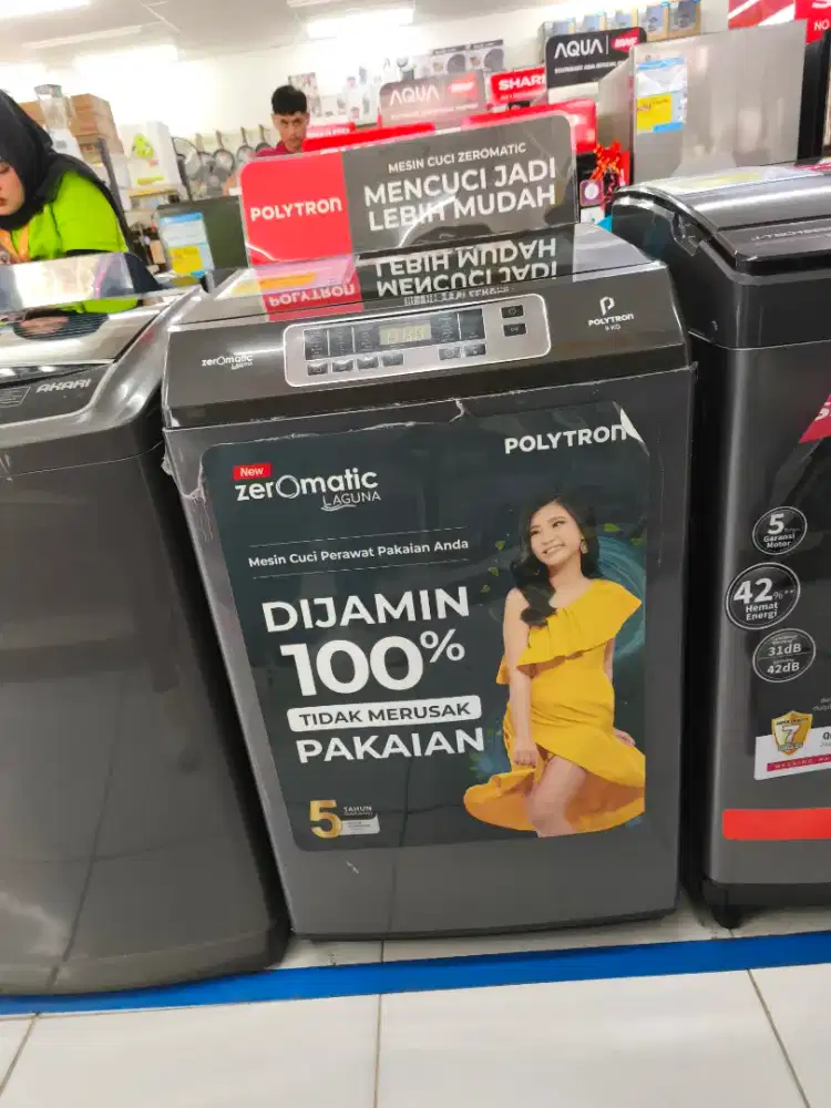 mesin cuci polytron 9kg PAW 9028Y