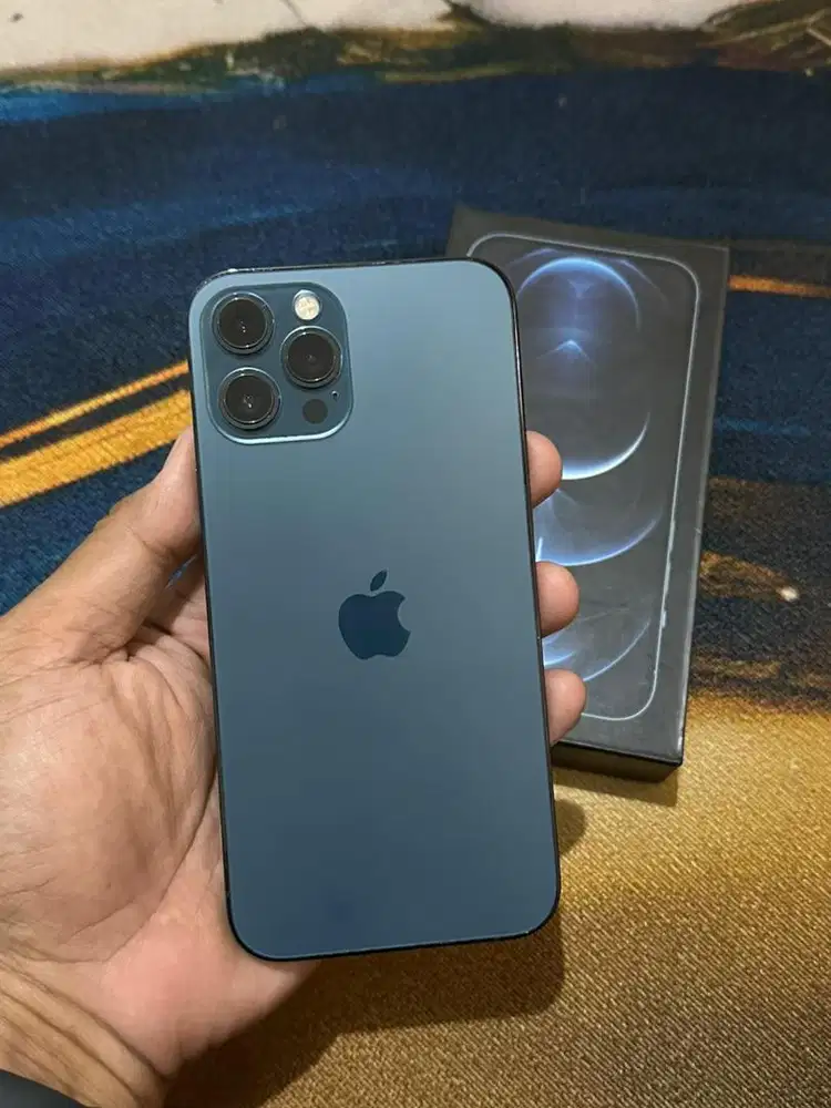 IPHONE 12 PROMAX 256GB IBOX PACIFIC BLUE