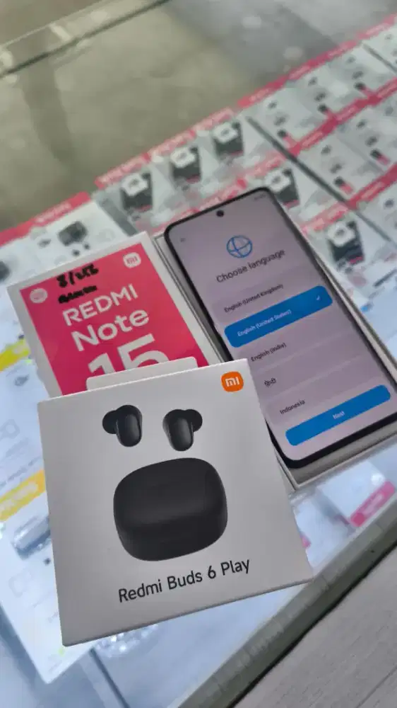 NEW REDMI NOTE 15 SERIES FREE BUDS 6 PLAY PERIODE 30 JAN - 12 FEB 2026