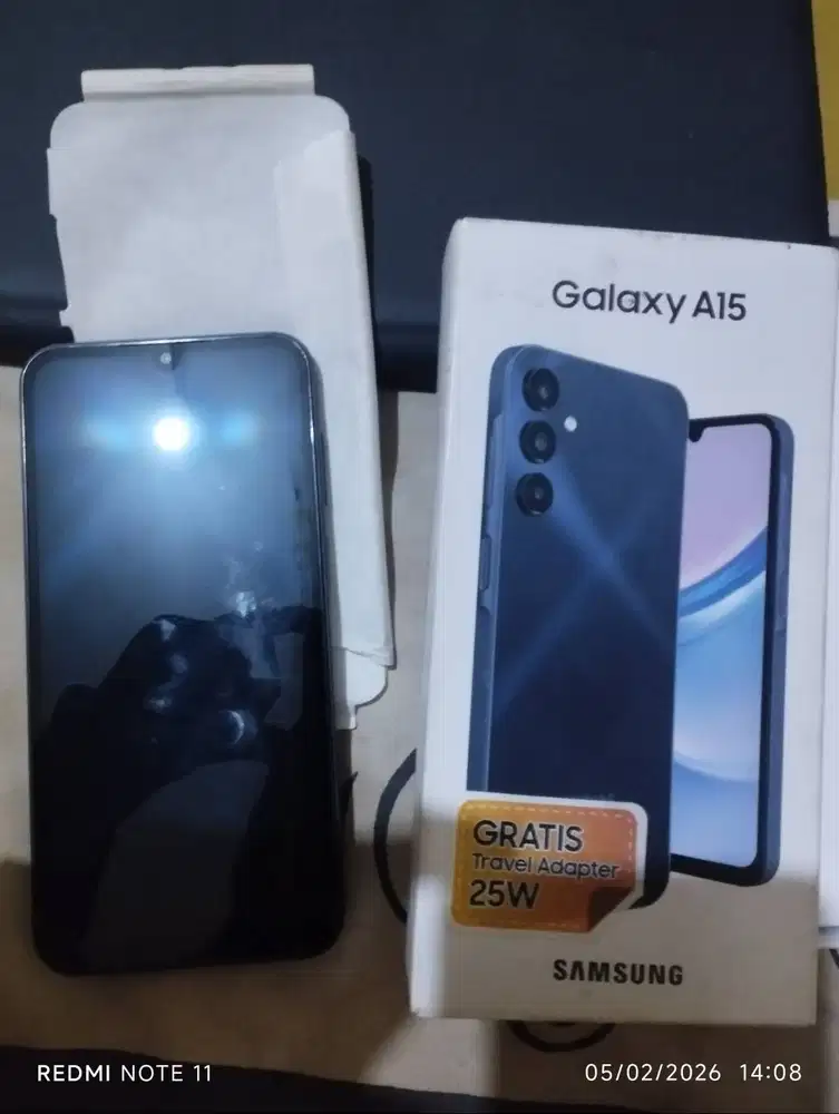 Galaxy A15 matot lengkap dus charger