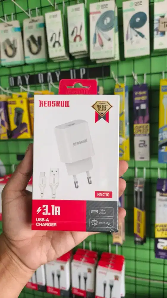 TRAVEL CHARGER TYPE C REDSKULL RSC10