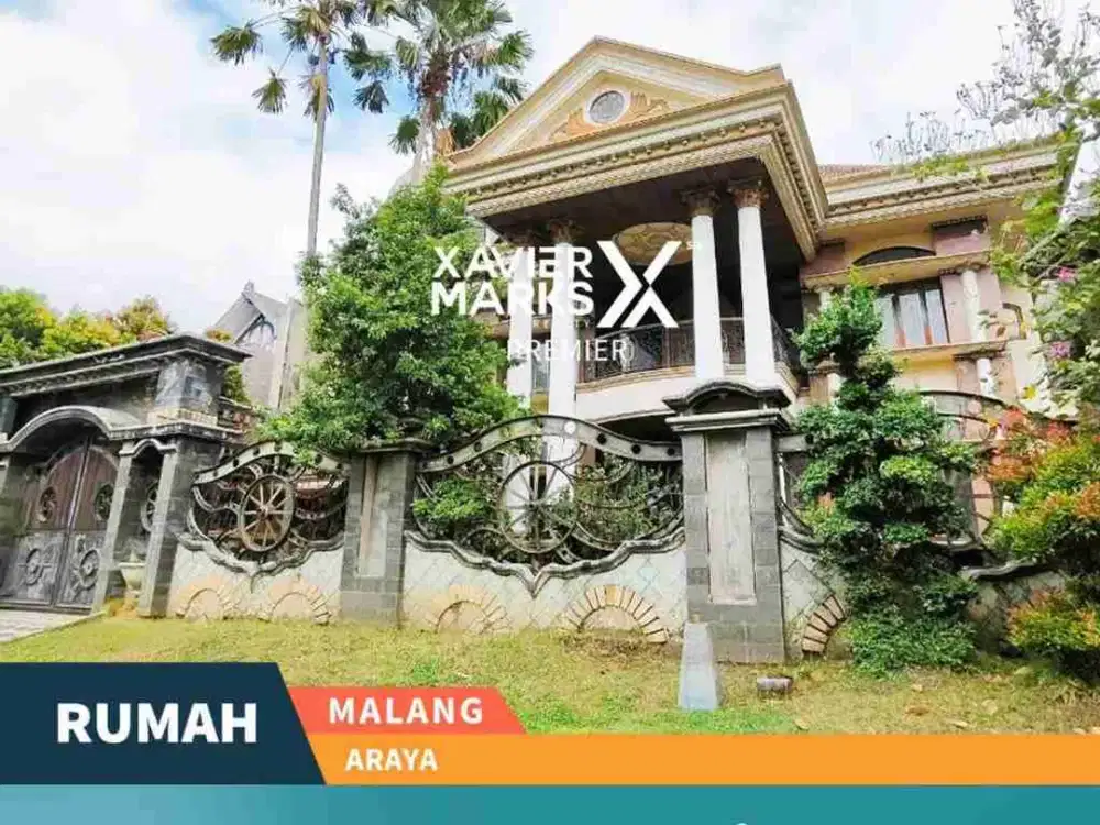 DIJUAL DIBAWAH HARGA RUMAH LUAS VIEW GOLF DI ARAYA GOLF, MALANG