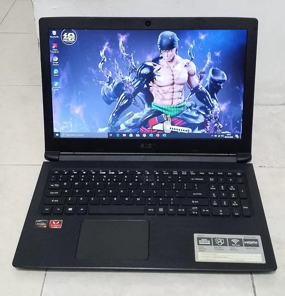 Laptop Acer Aspire A315-41 Amd Ryzen 5 2500U