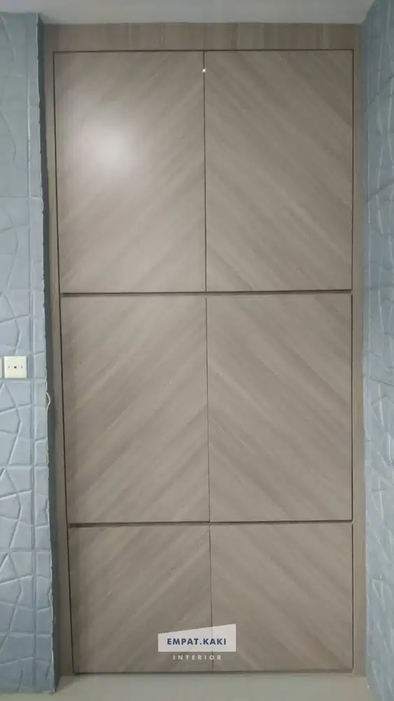 Lemari Built-In Minimalist Modern (Custom)