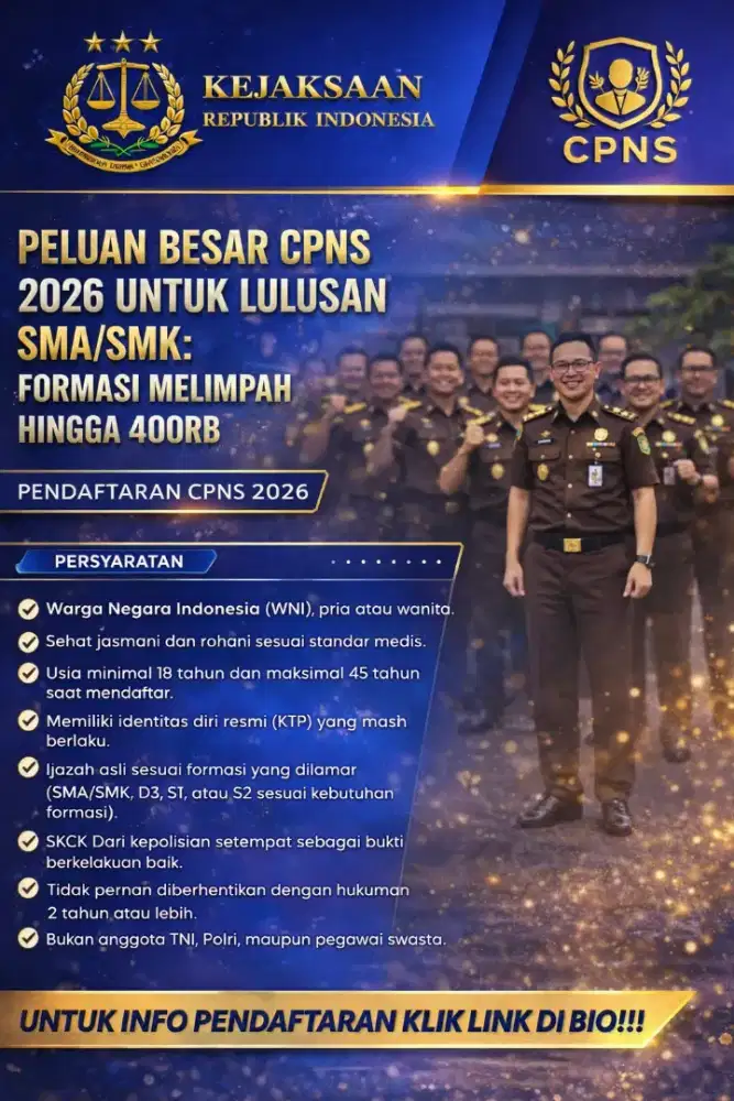 LOWONGAN KERJA KEJAKSAAN