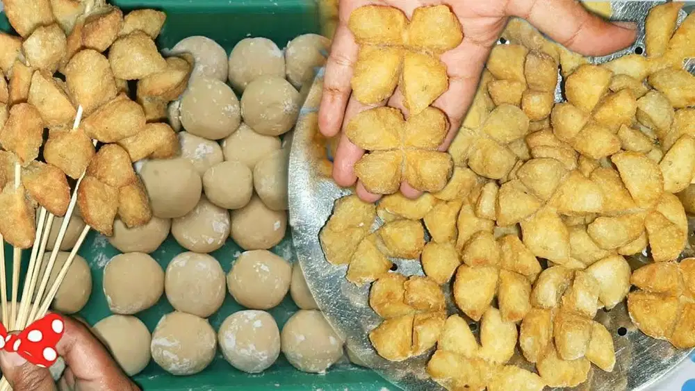 dicari yang jago bisa bikin pentol goreng, nyocot bakso