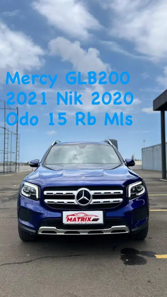 Mercy Glb200 Blue on black 2021 Nik20 Siap pakai