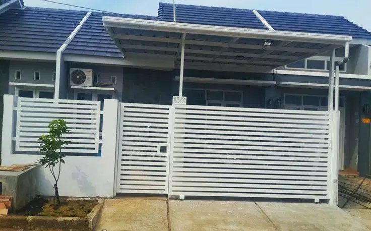Pagar Minimalis Rolling Door Folding Gate pintu garasi besi Bandung