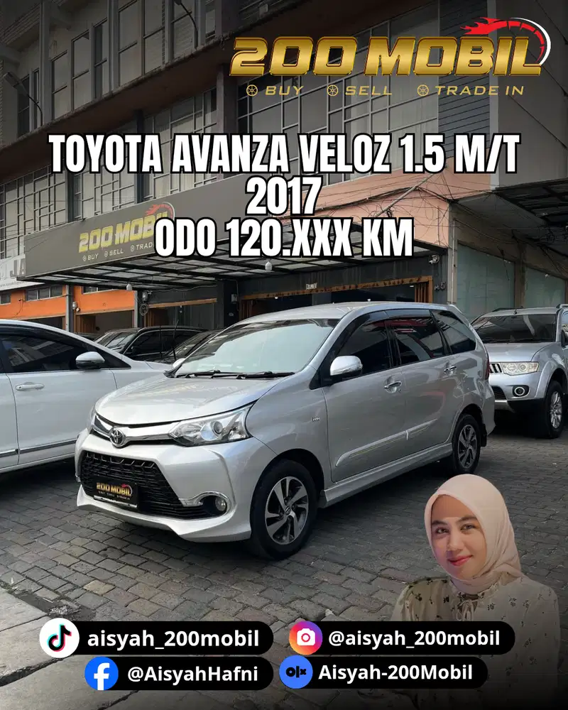 Toyota Avanza Veloz 1.5 M/T 2017 Bensin