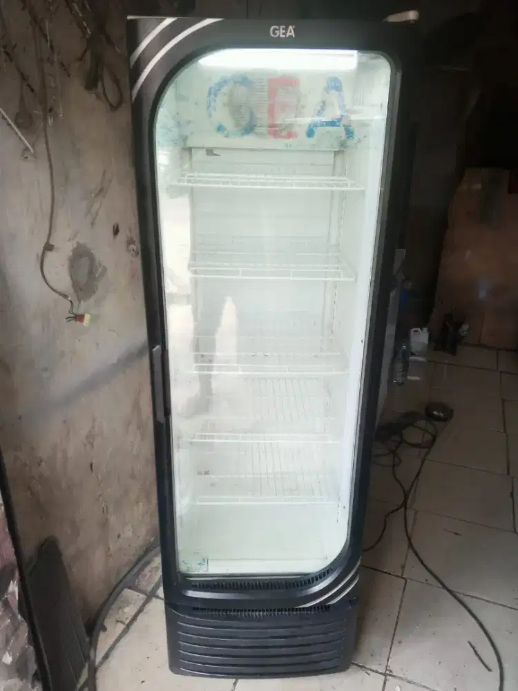Jual bu showcase kulkas pendingin minuman ukuran 5 rak