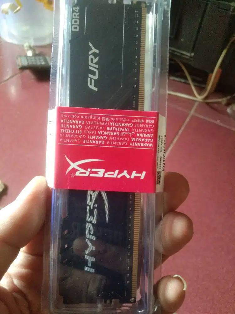 Ram PC Kingston Hyperx Fury DDR4 8gb 3200Mhz baru