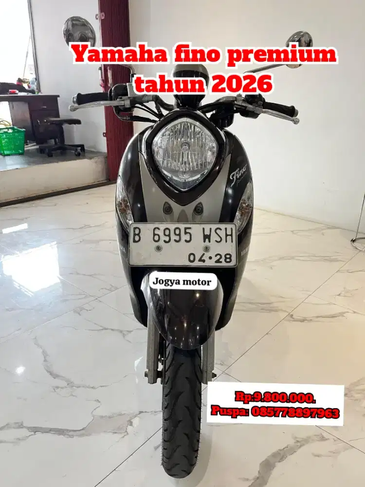 (P) Yamaha fino premium tahun 2018