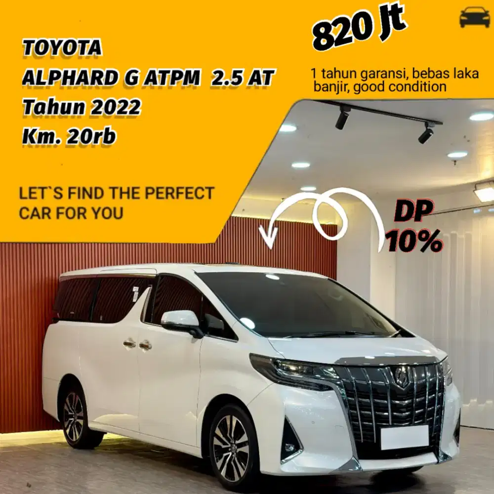 Toyota Alphard G ATPM TSS 2.5 AT Tahun 2022