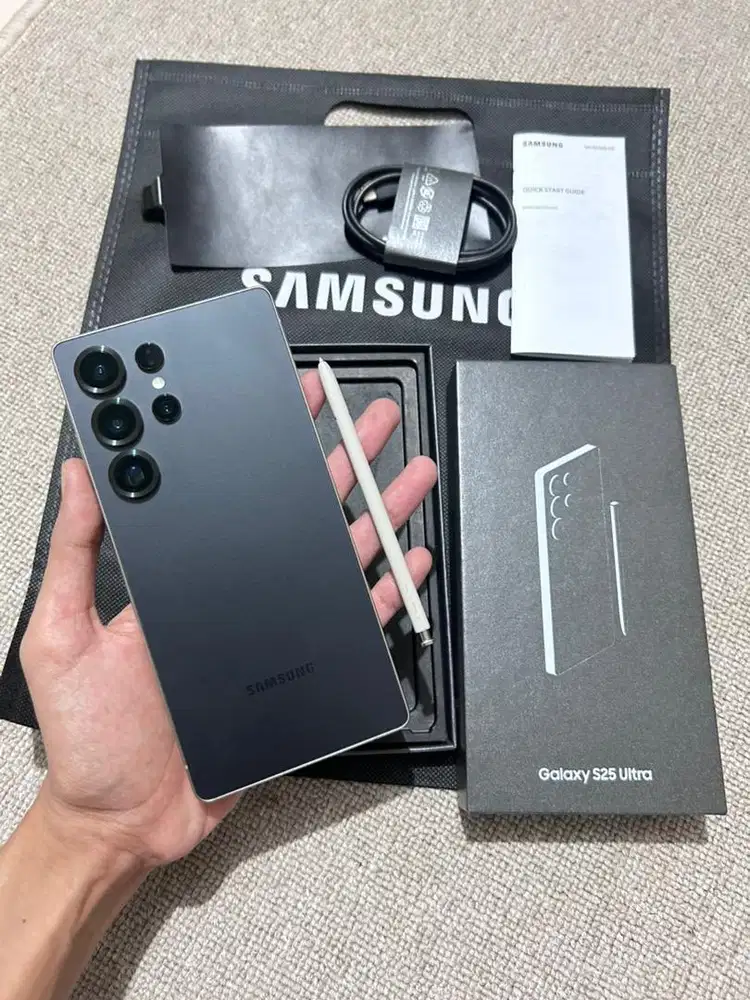Samsung s25 ultra 12/256gb like new garansi on