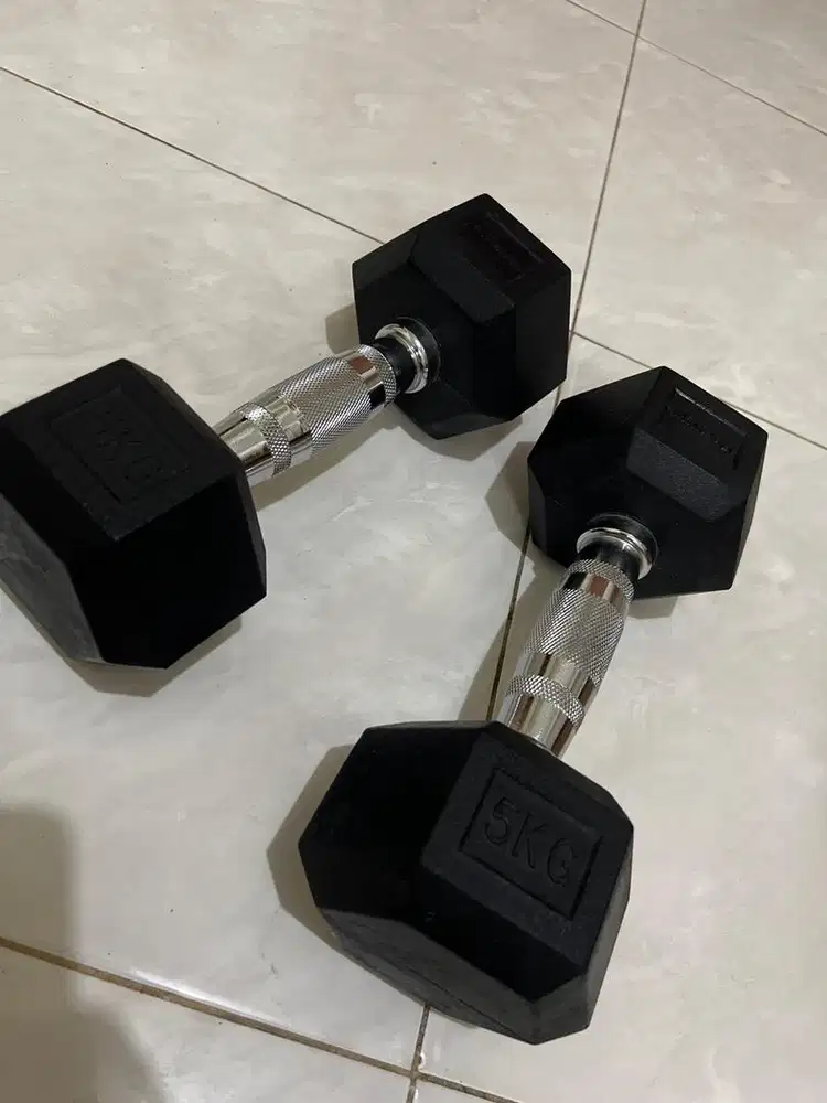 Dumbbell 5 Kg ( satu pasang )