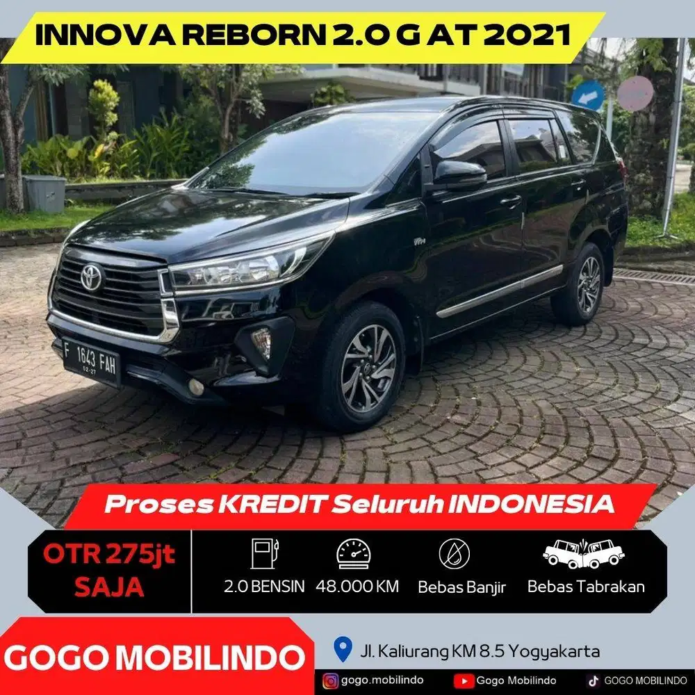 Toyota Innova Reborn G Matic 2021 ORISINIL DP Minim Kredit Murah