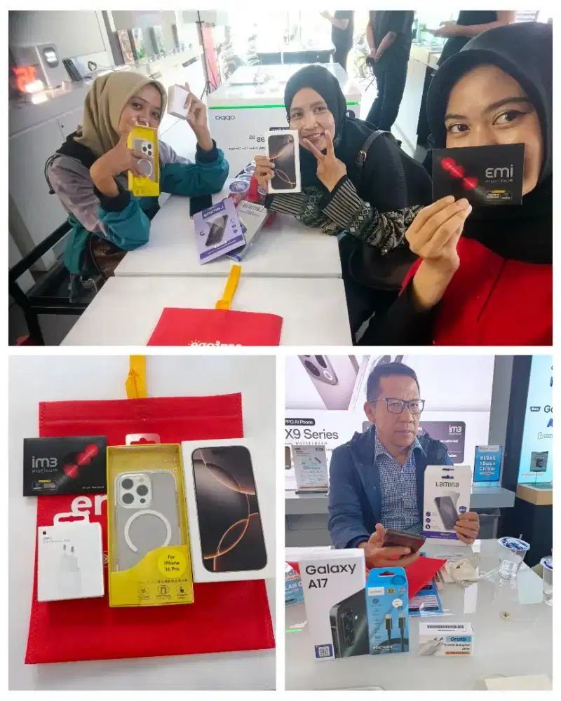 Kredit 0% tanpa DP Iphone 16 pro bisa tukar tambah garansi PA/A