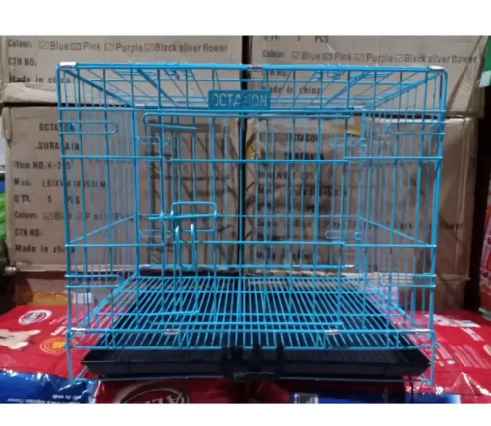 Kandang lipat octagon