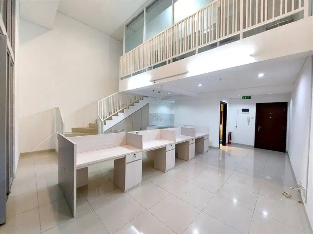 Disewakan Small Office Neo Soho Residences Type Ebony Luas 123m2 Semi Furnished, Area Strategis Connencting Mall CP2 Di Tanjung Duren