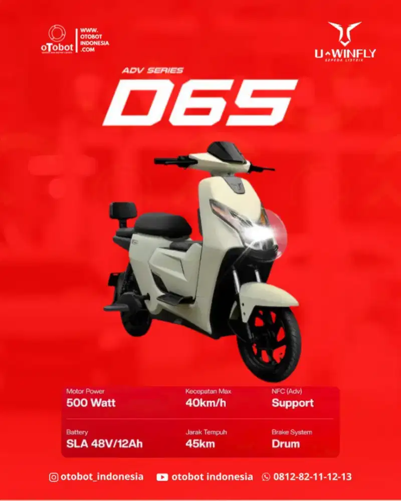 SEPEDA LISTRIK D65 UWINFLY