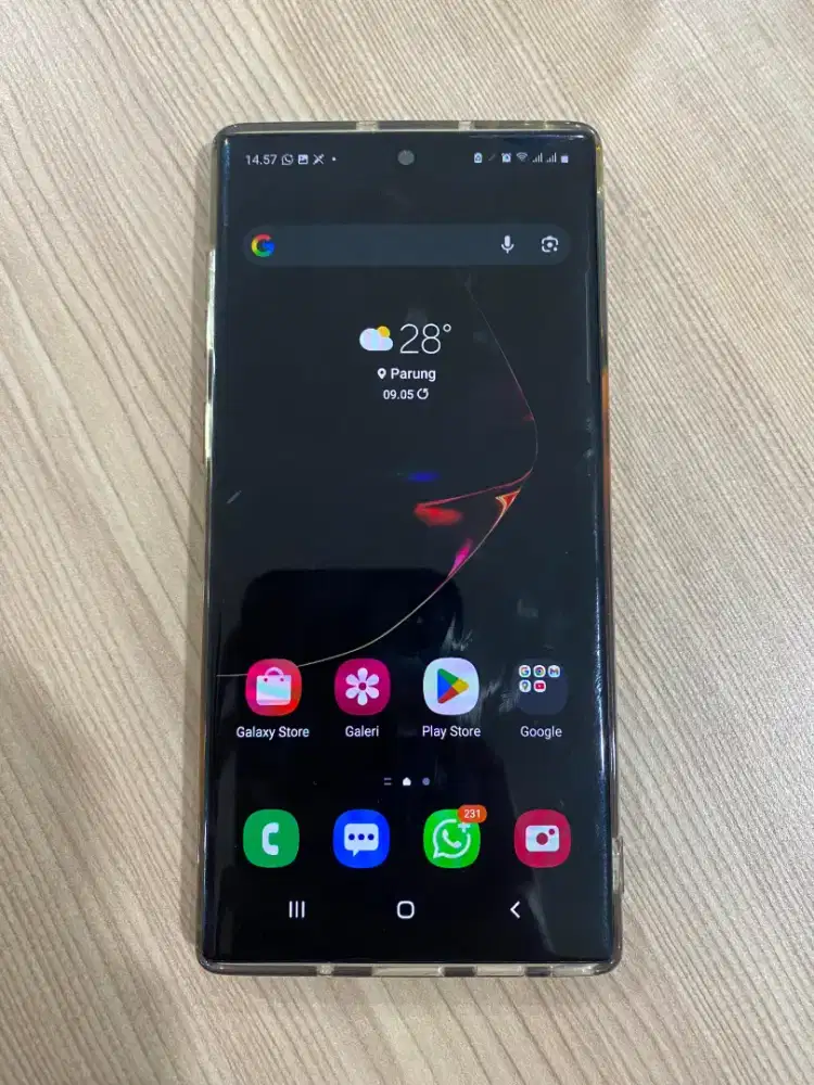 JUAL SAMSUNG NOTE 10 AIR GLOW SECCOND