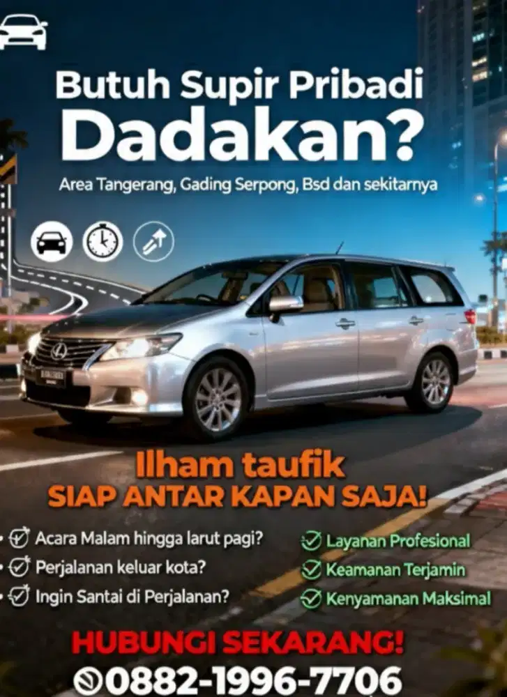 Driver Pribadi Dadakan
