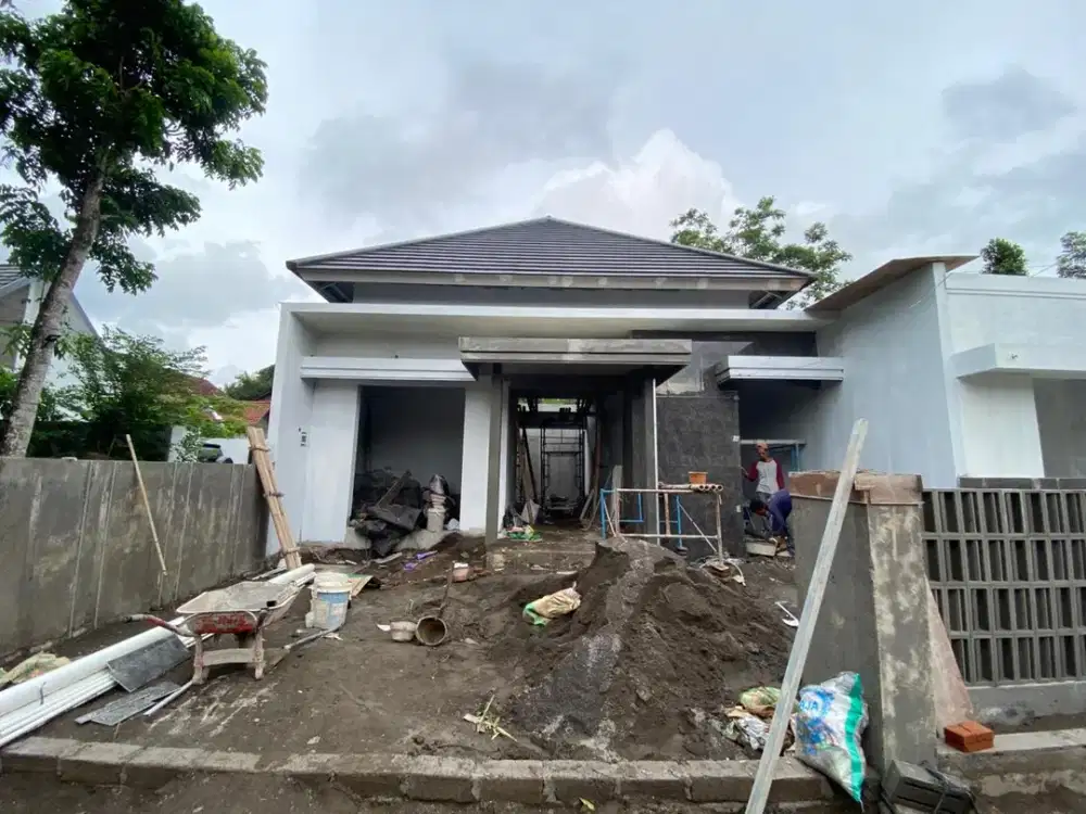 Rumah Baru Siap Huni Limasan Modern di Timur Pasar Jangkang Sleman – 950 Juta Nego
