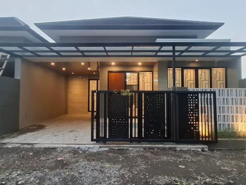 RUMAH BARU MODERN DEKAT JALAN ASPAL DI PURWOMARTANI, KALASAN