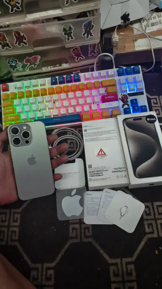 iPhone 15 Pro 128Gb iBox Mulus Normal Bisa TT