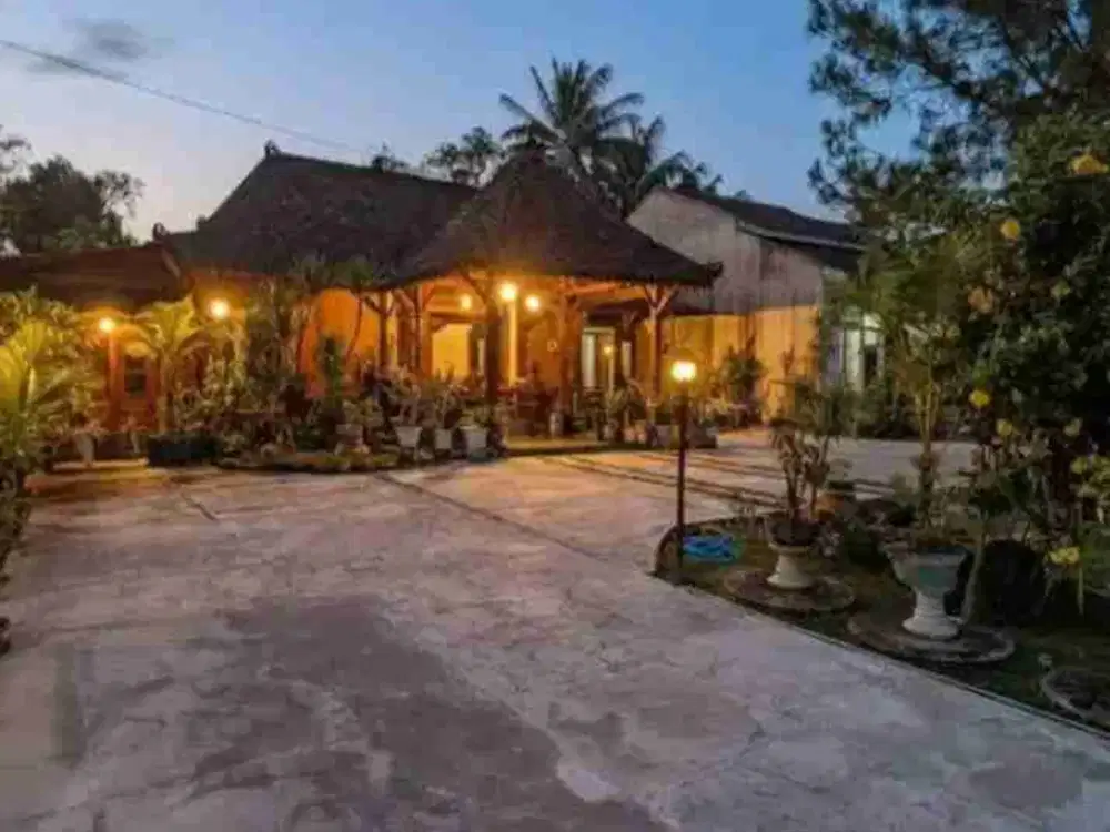 Dijual Villa Joglo Klasik Jawa Hal Luas View Sungai Sejuk Asri Pakem Sleman.NEGO SAMPAI DEAL