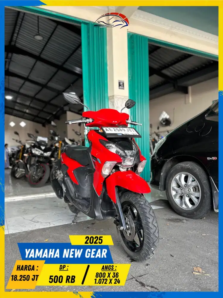 YAMAHA GEAR NEW 2025 PLAT AE MURAH POLL HIKMAH MOTOR KEPUH MALANG