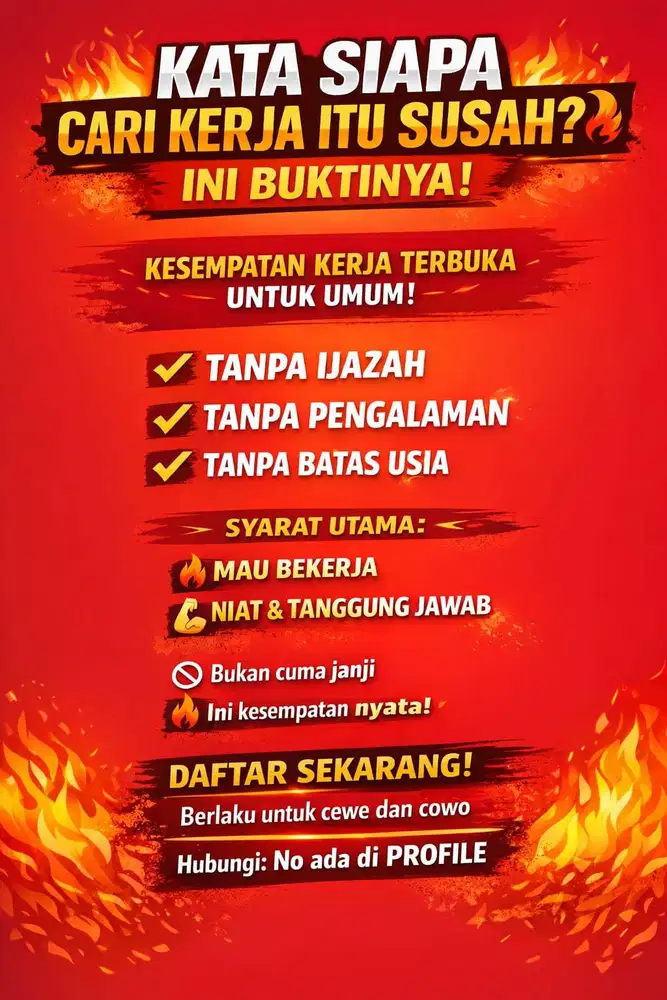 LOWONGAN KERJA – LANGSUNG MASUK (GRATIS)