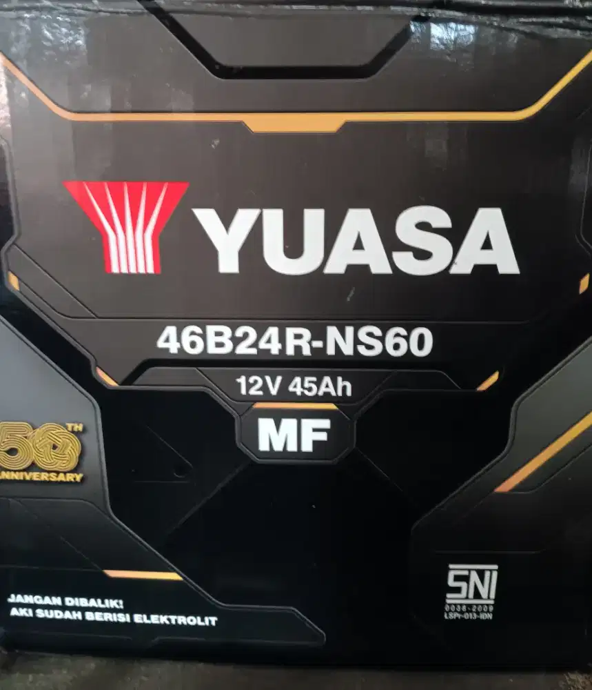 Aki kering yuasa ns60 45Ah 12v baru