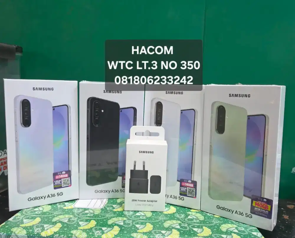 Samsung A36 5G 8+8/256 Baru Garansi resmi.bisa cod.bisa cicilan