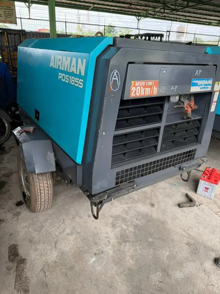 Dijual compressor airman pds 185 engine yanmar tahun 2018