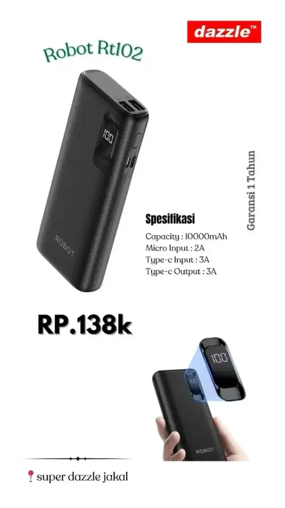 powerbank Robot rt102