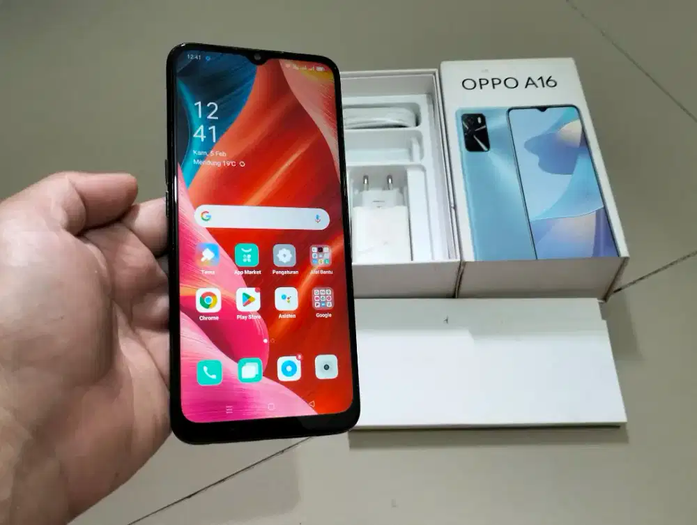 BUTUH UANG OPPO A16 RAM 6GB / 128GB 4G LTE Duos 6,52in Finger 5000Mah